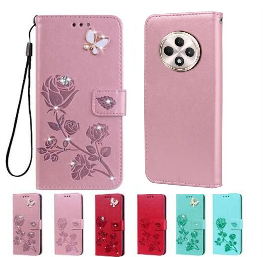 Oppo Reno 12 - Leather Wallet Flip Case For OPPO