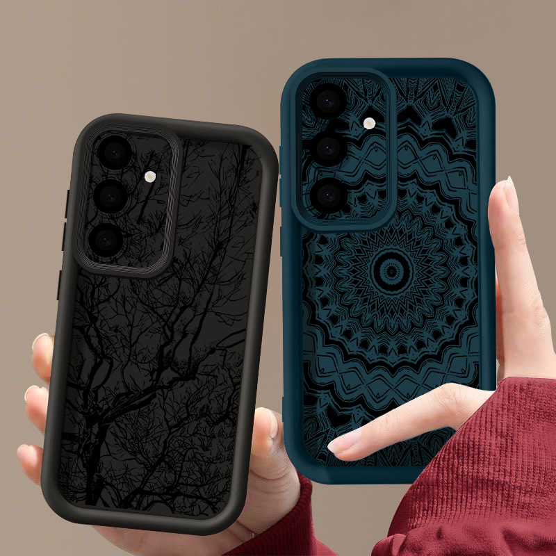 Retro Flower Totem Pattern Cas - Samsung Galaxy A55 recension och pris