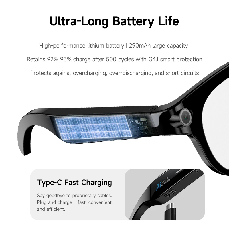 Lenovo AI Smart Glasses 8K Rem - Smart Glasses Lens recension och pris