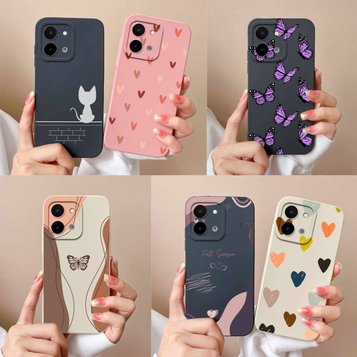 For Vivo Y28 Y28S Case Simple  - Vivo Y28 recension och pris