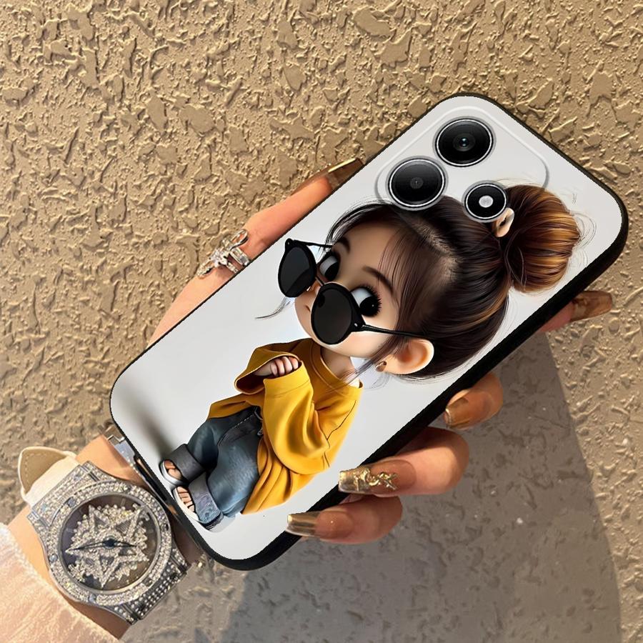 Cartoon Girl Pattern Funda Pho - Xiaomi Redmi Note 14 recension och pris