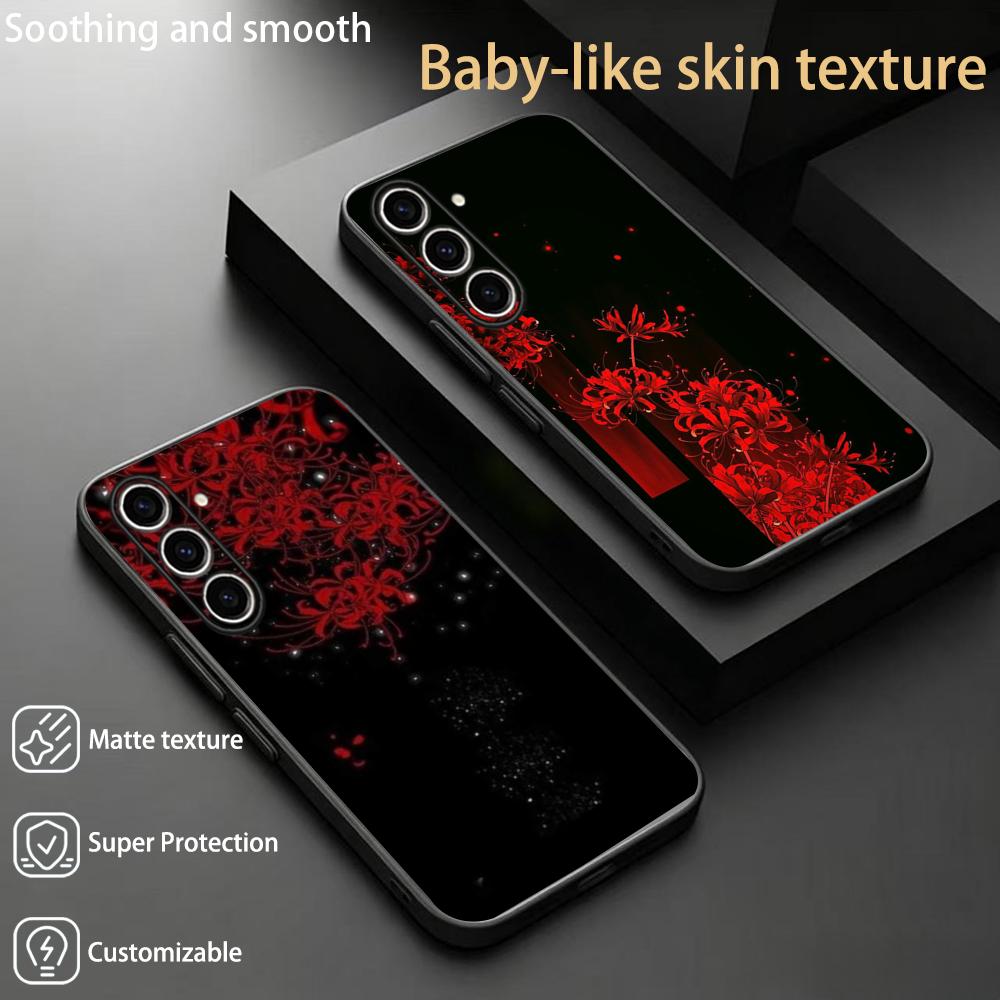 Red spider lily Japan art fash - Samsung Galaxy S24 recension och pris